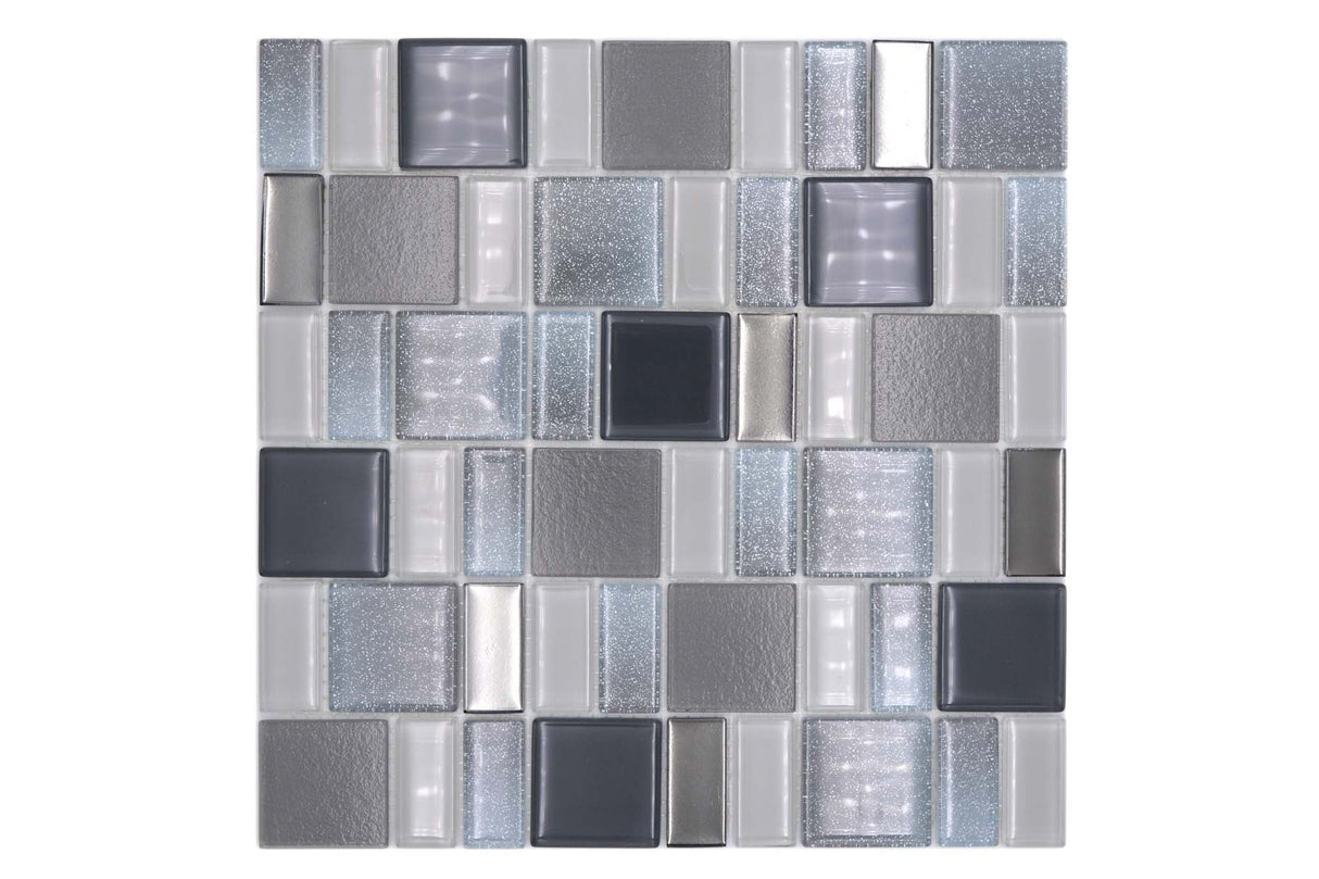 Mosaik Grå Åmål - 003 | 0,09 m²/ark