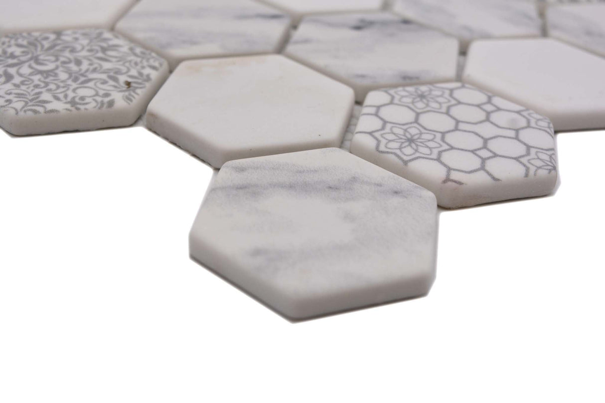 Mosaik Vit Sala - 004 | 0,091 m²/ark