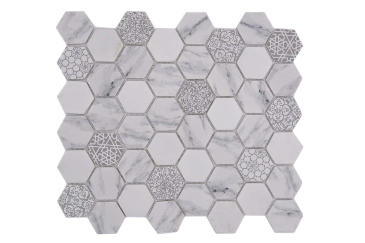 Mosaik Vit Sala - 004 | 0,091 m²/ark