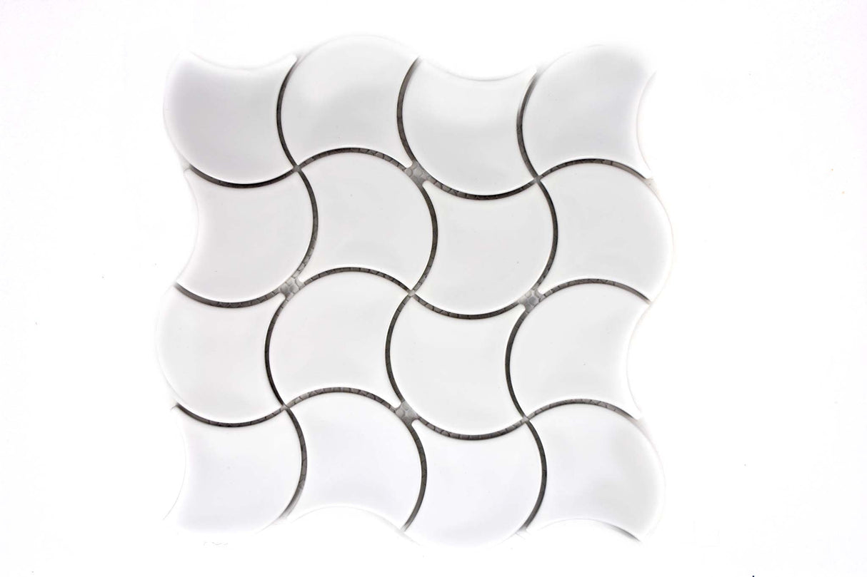 Mosaik Vit Örnsköldsvik - 009 | 0,076 m²/ark