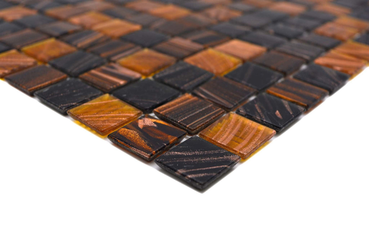 Mosaik Brun Bjuv - 003 | 0,1 m²/ark