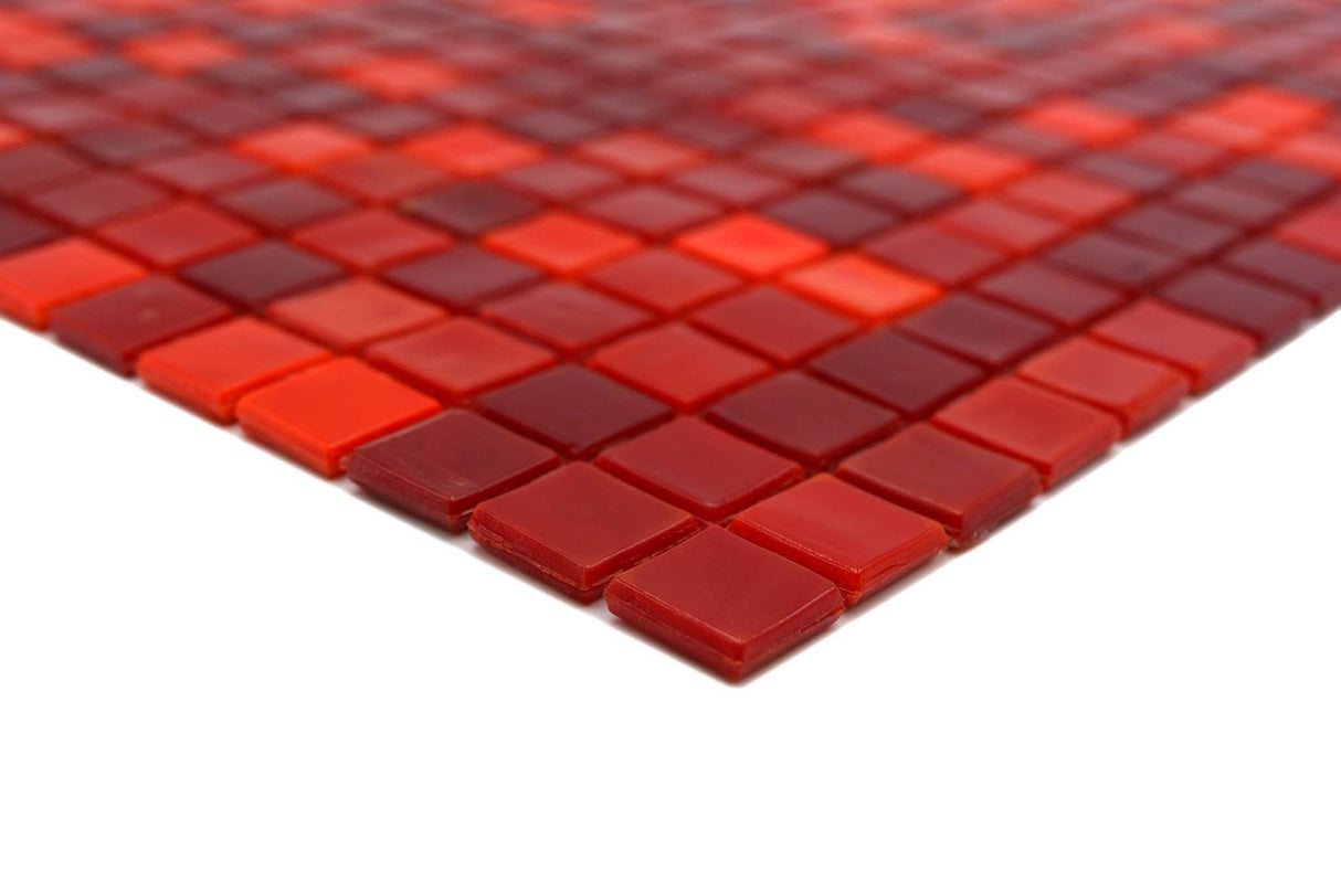 Mosaik Röd Säffle - 005 | 0,087 m²/ark