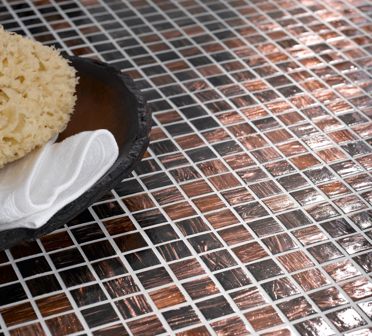 Mosaik Brun Bjuv - 003 | 0,1 m²/ark