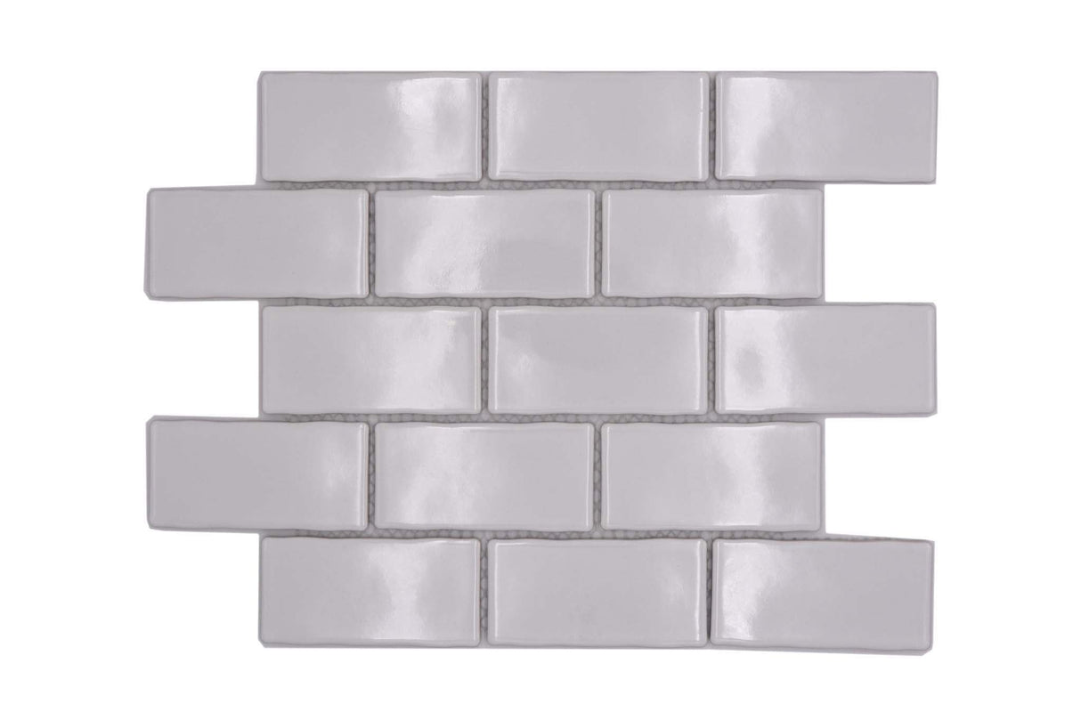 Mosaik Vit Örebro - 006 | 0,082 m²/ark