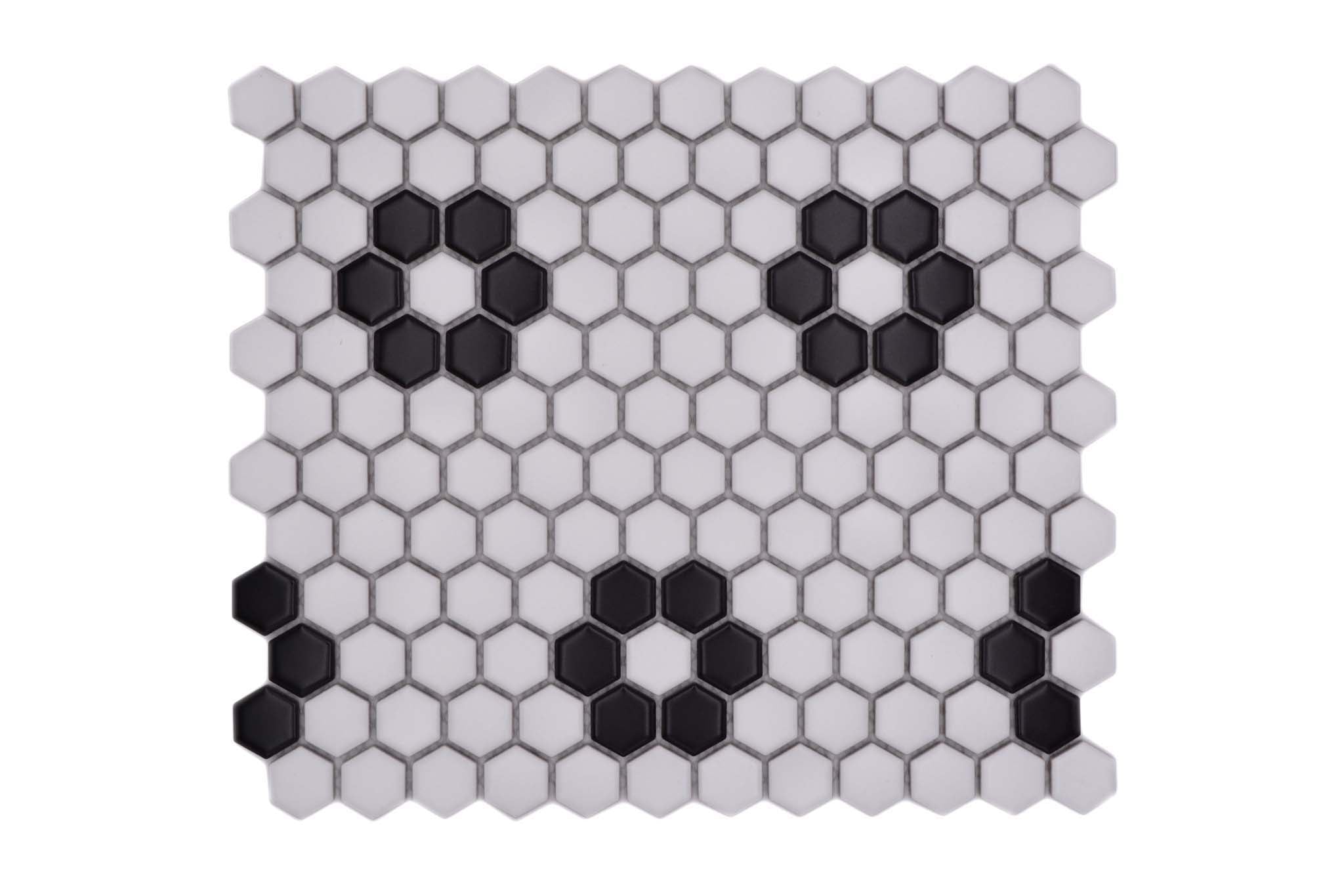 Mosaik Vit Nyköping - 015 | 0,078 m²/ark