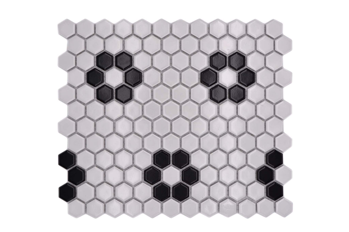 Mosaik Vit Nyköping - 016 | 0,078 m²/ark