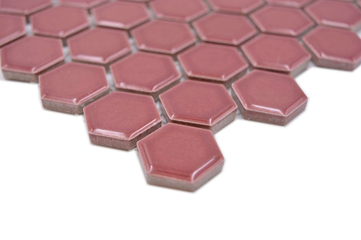 Mosaik Röd Nyköping - 036 | 0,078 m²/ark