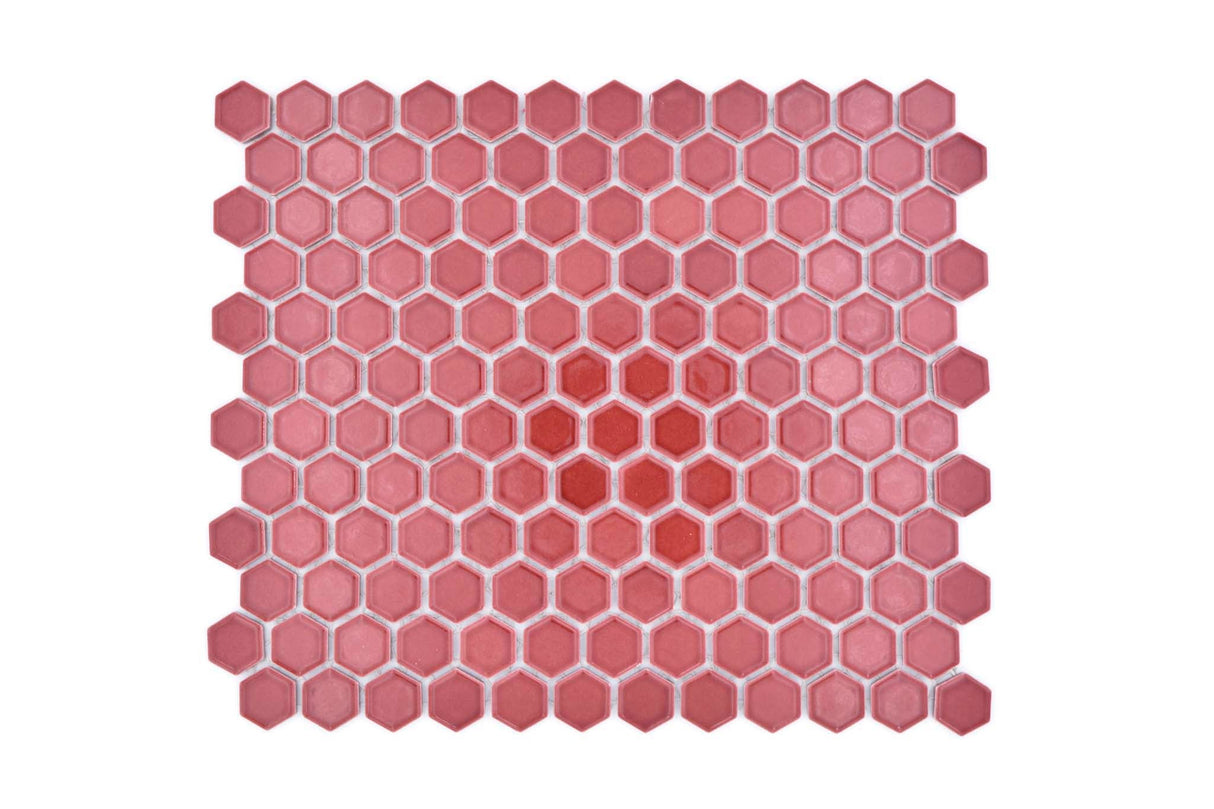 Mosaik Röd Nyköping - 036 | 0,078 m²/ark