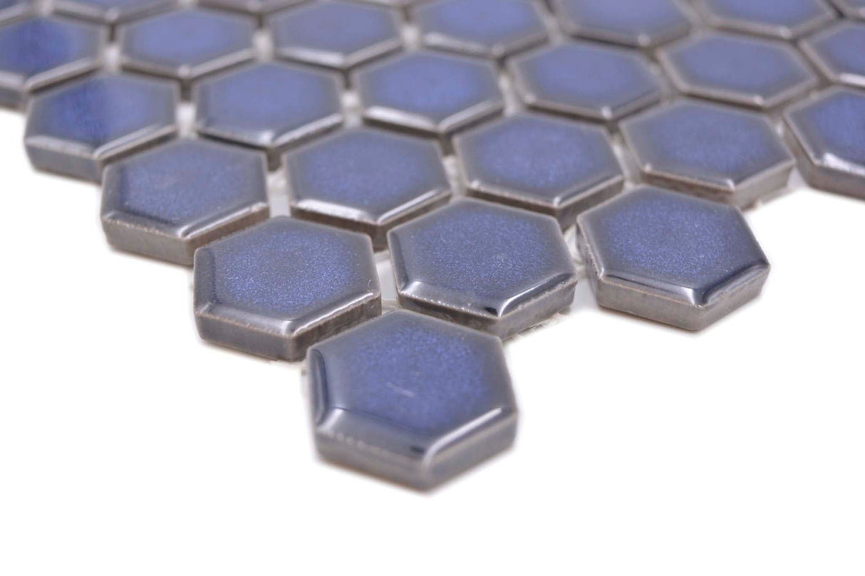 Mosaik Blå Nyköping - 037 | 0,078 m²/ark