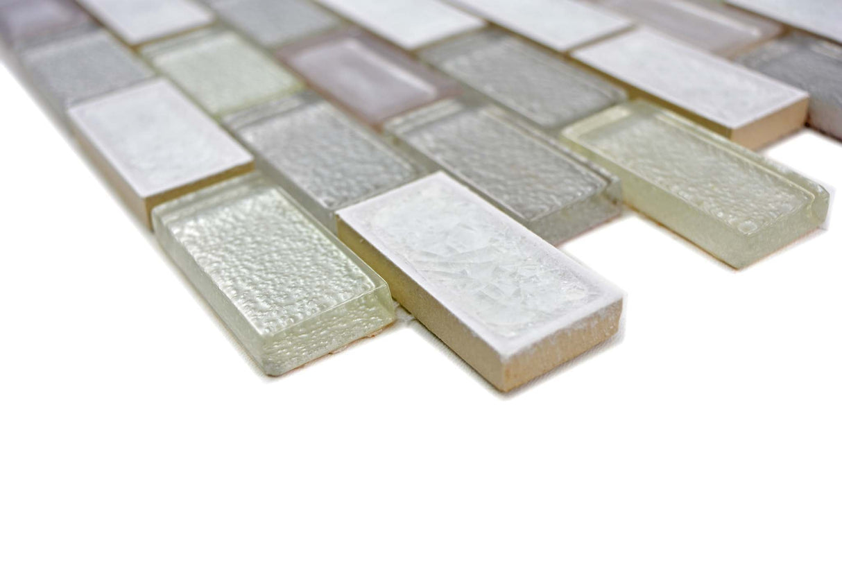 Mosaik Vit Kungsbacka - 001 | 0,09 m²/ark