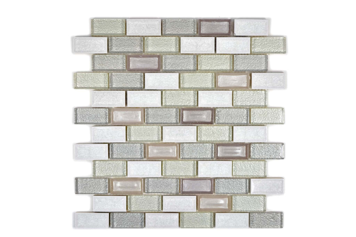 Mosaik Vit Kungsbacka - 001 | 0,09 m²/ark