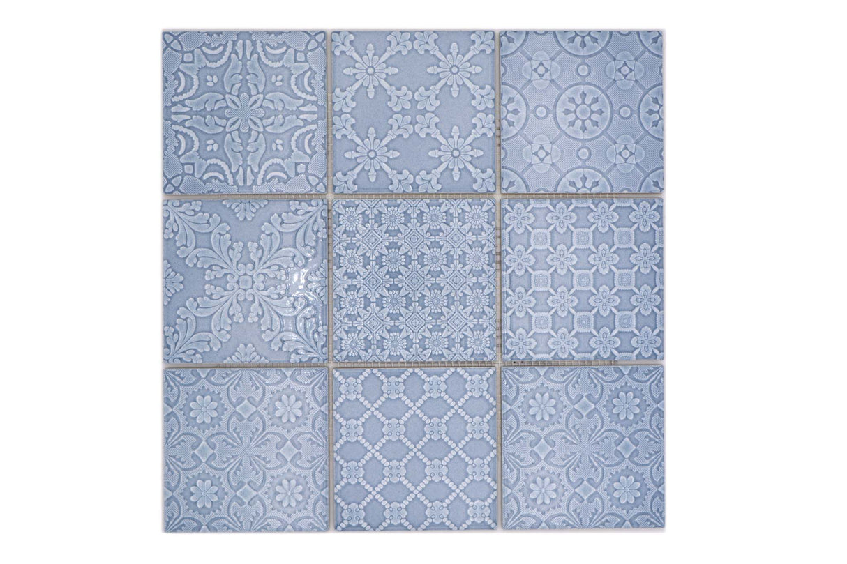 Mosaik Blå Sigtuna - 039 | 0,088 m²/ark