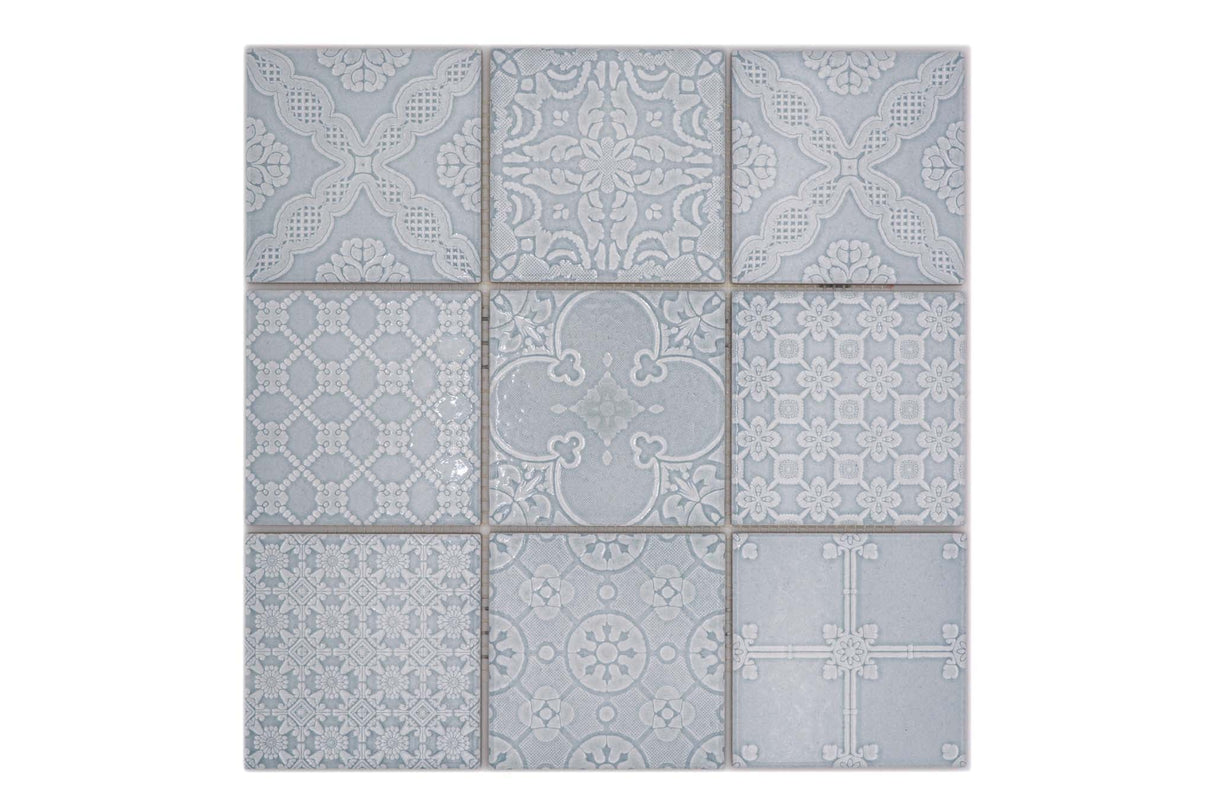 Mosaik Grön Sigtuna - 040 | 0,088 m²/ark