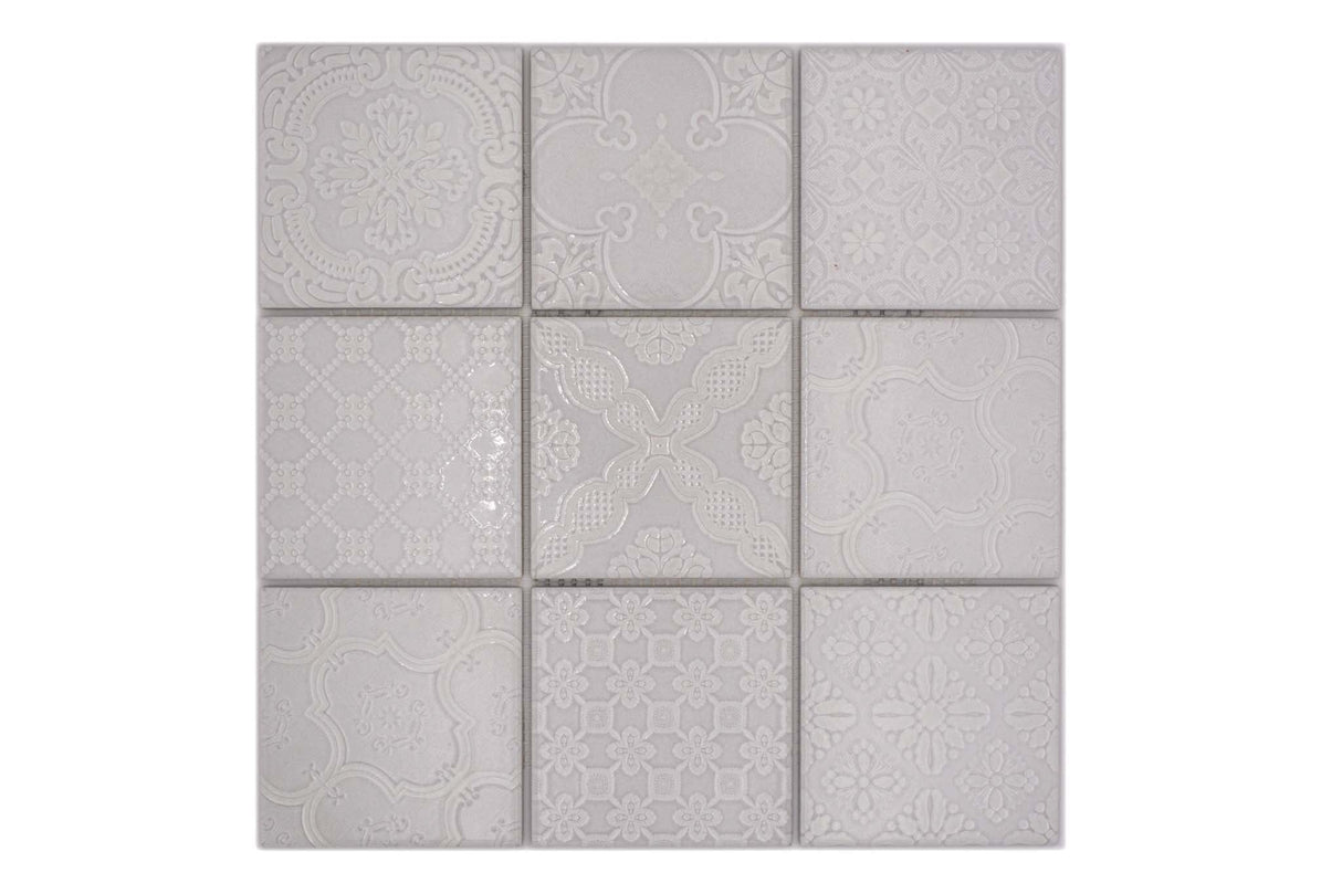 Mosaik Grå Sigtuna - 042 | 0,088 m²/ark