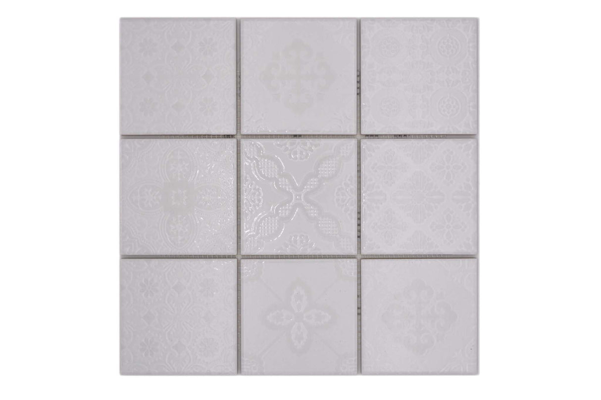 Mosaik Vit Sigtuna - 043 | 0,088 m²/ark