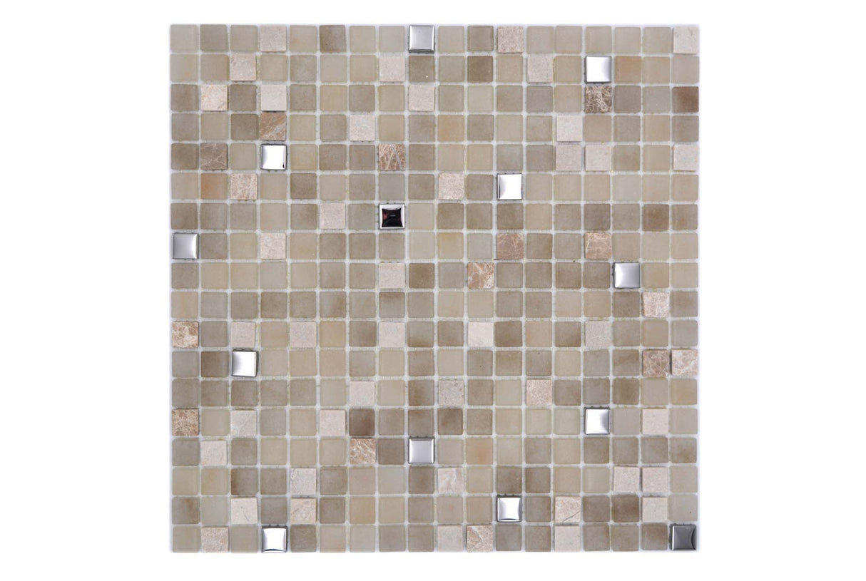 Mosaik Vit Åre - 002 | 0,09 m²/ark