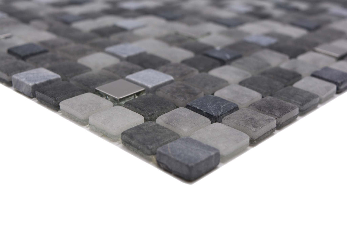 Mosaik Svart Åre - 003 | 0,09 m²/ark
