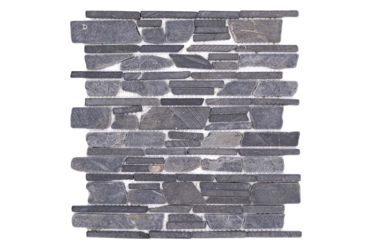 Mosaik Svart Umeå - 020 | 0,093 m²/ark