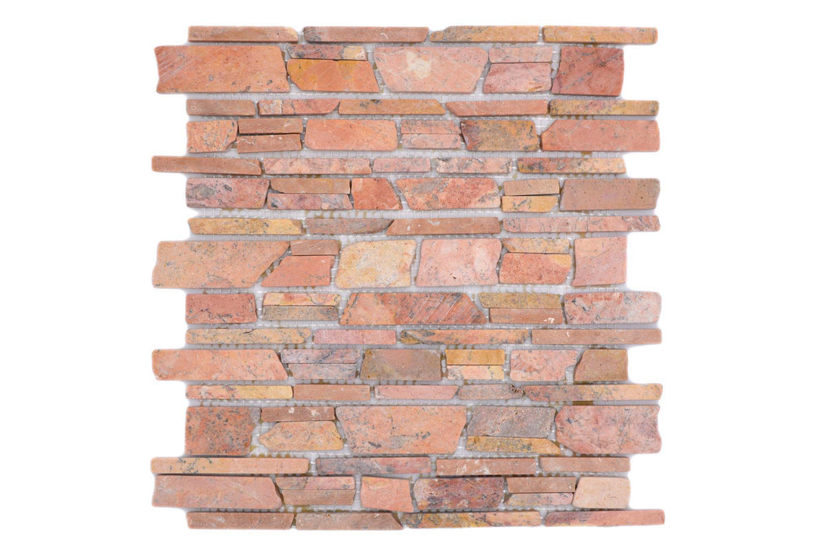 Mosaik Röd Umeå - 021 | 0,093 m²/ark