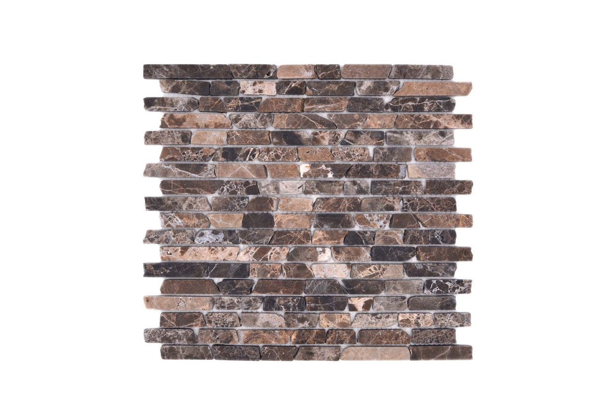 Mosaik Brun Stockholm - 035 | 0,098 m²/ark