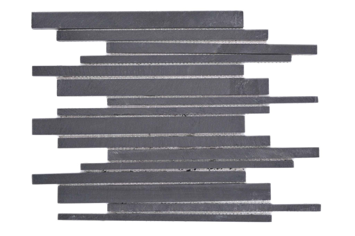 Mosaik Svart Falköping - 002 | 0,09 m²/ark