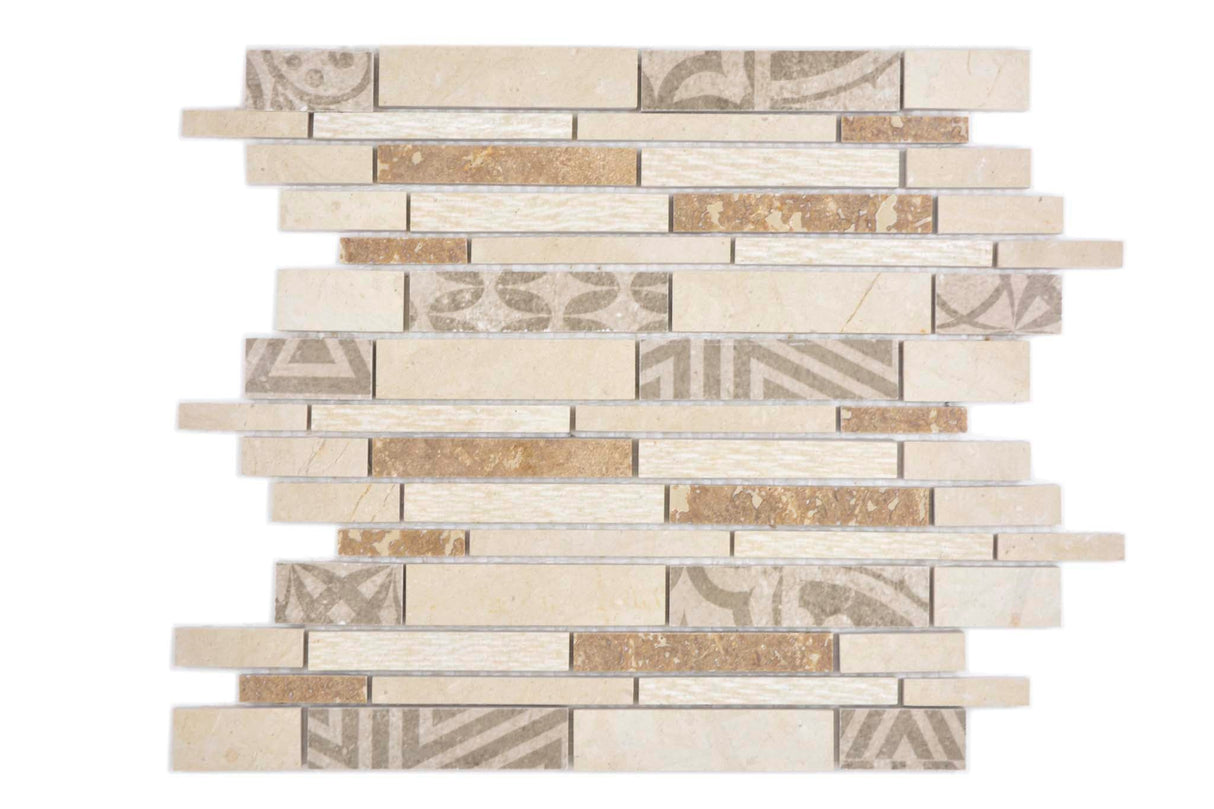 Mosaik Beige Harstad - 001 | 0,082 m²/ark