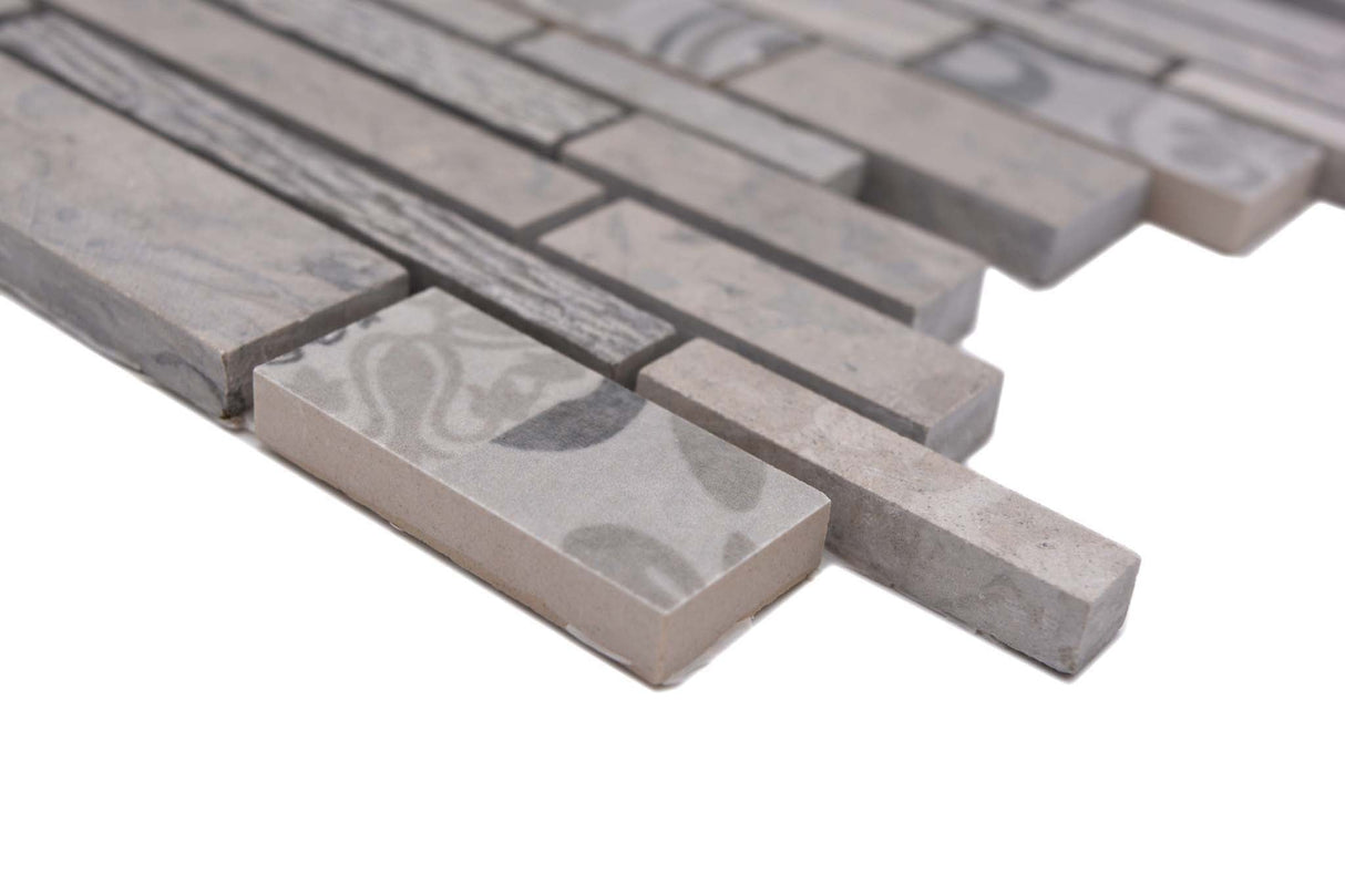 Mosaik Grå Kristianstad - 002 | 0,082 m²/ark