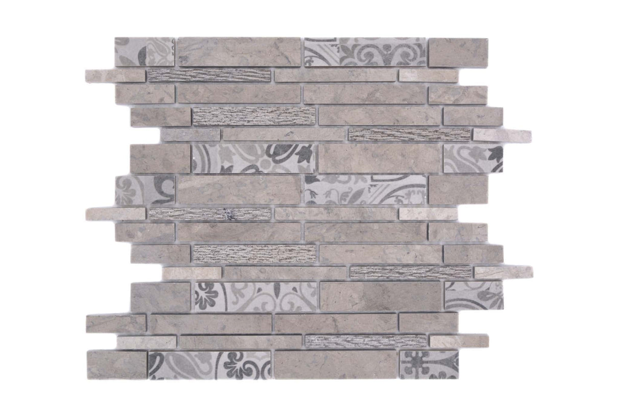 Mosaik Grå Kristianstad - 002 | 0,082 m²/ark