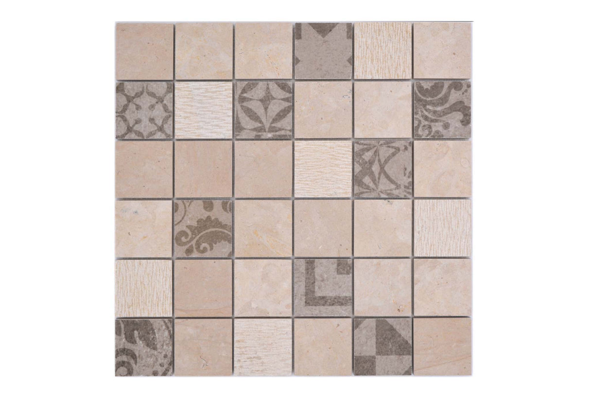 Mosaik Beige Kristianstad - 003 | 0,09 m²/ark