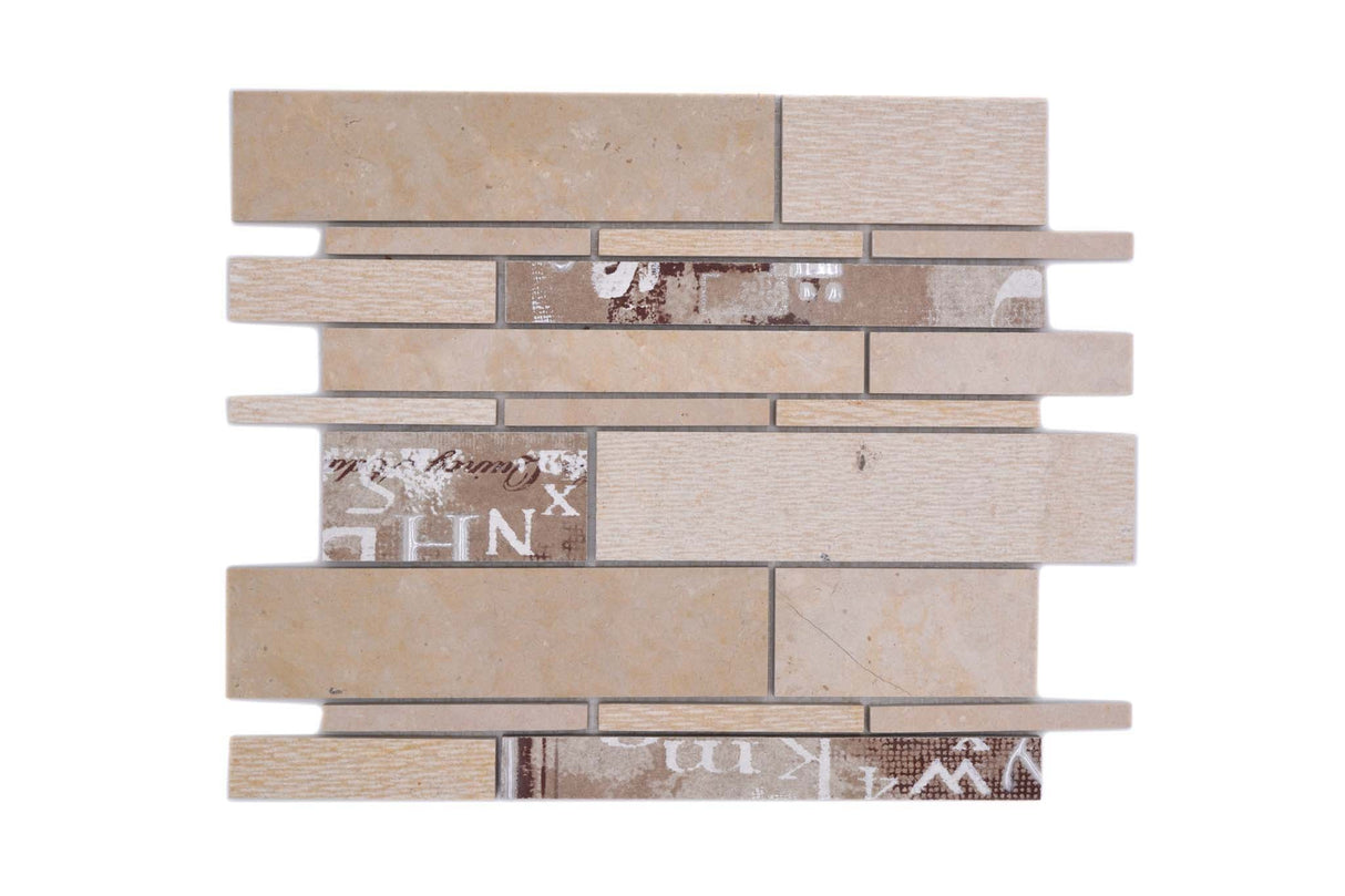 Mosaik Beige Kristianstad - 004 | 0,077 m²/ark