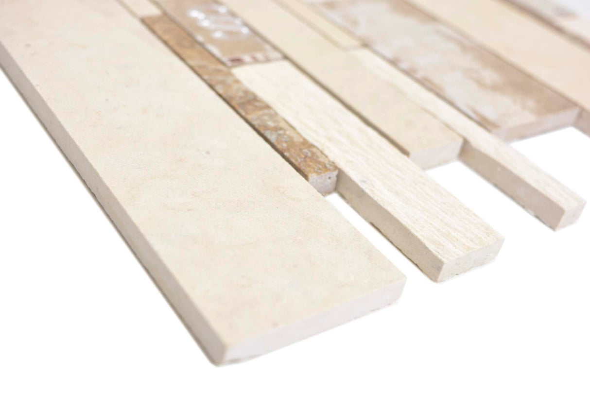 Mosaik Beige Harstad - 004 | 0,077 m²/ark