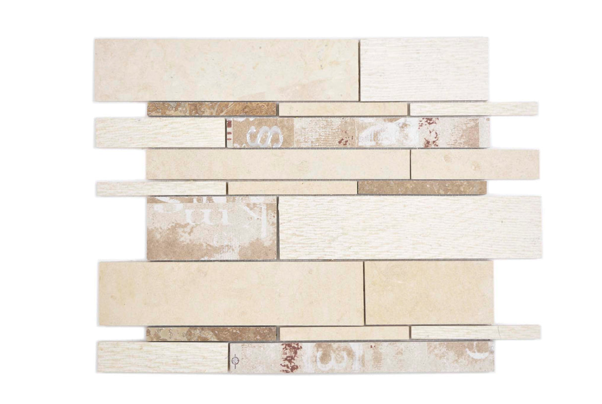 Mosaik Beige Harstad - 004 | 0,077 m²/ark