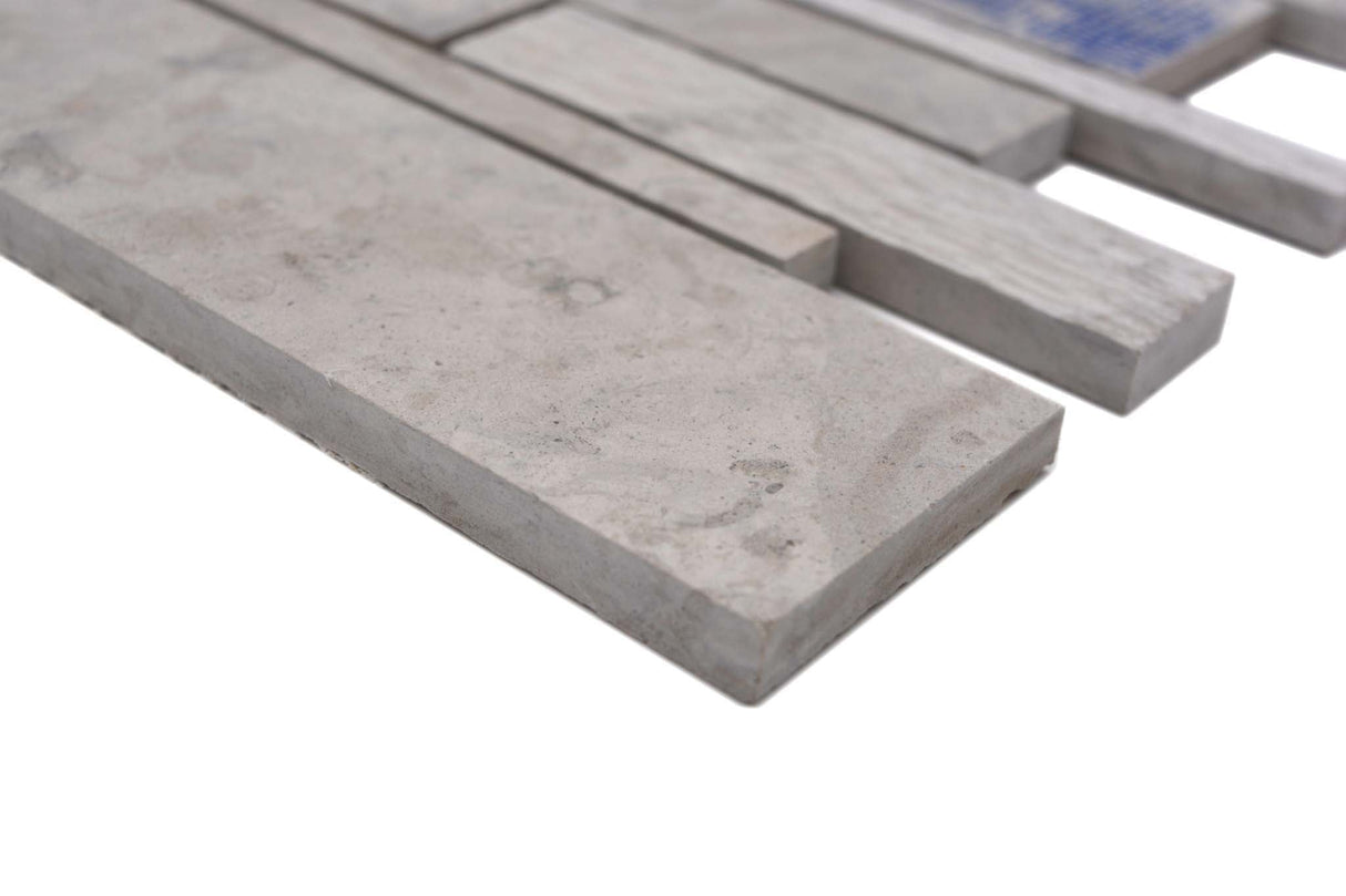 Mosaik Grå Kristianstad - 005 | 0,077 m²/ark