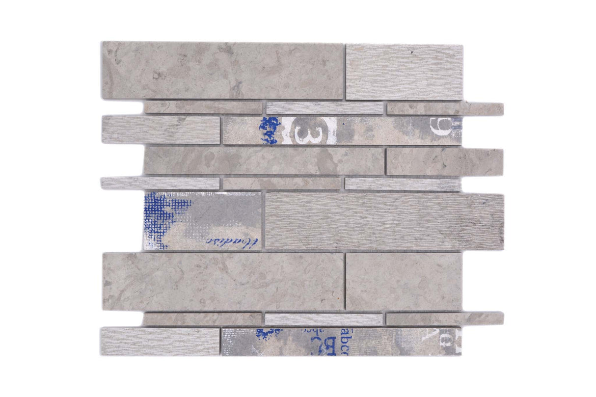 Mosaik Grå Kristianstad - 005 | 0,077 m²/ark