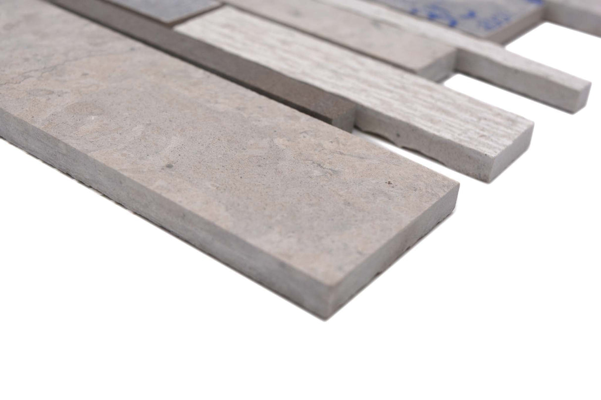 Mosaik Grå Harstad - 005 | 0,077 m²/ark