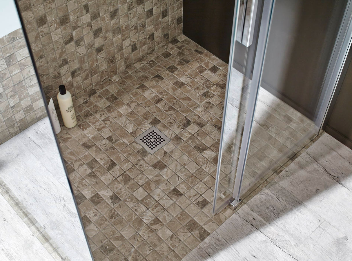 Mosaik Brun Drammen - 001 | 0,089 m²/ark