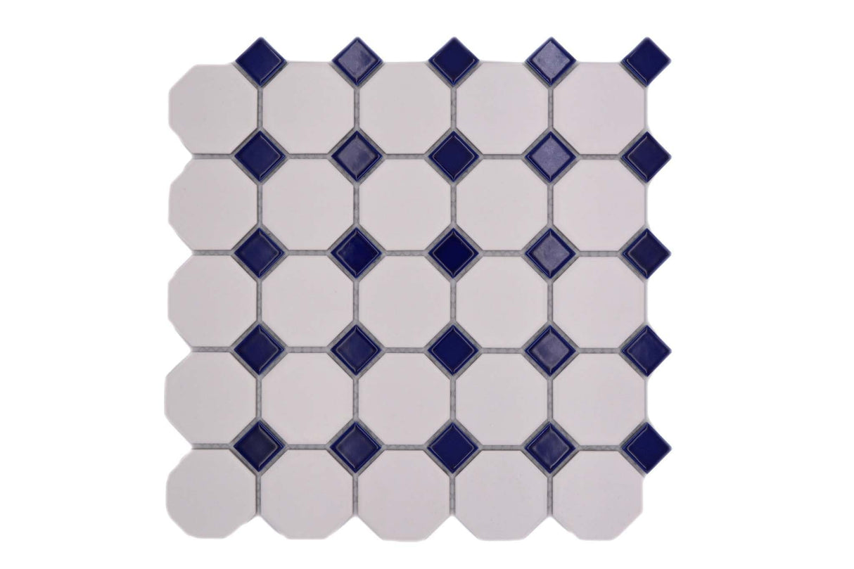 Mosaik Vit Täby - 006 | 0,087 m²/ark