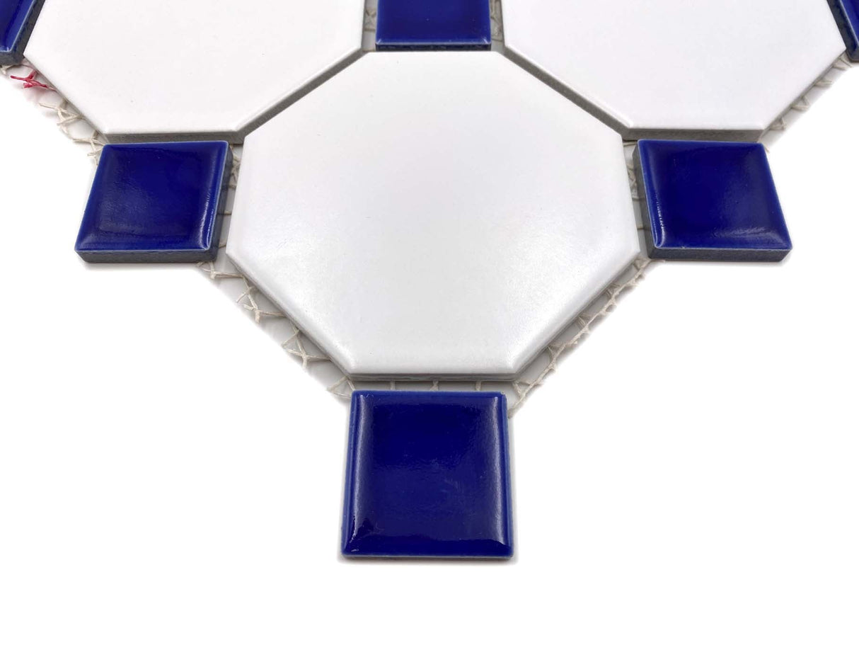 Mosaik Vit Täby - 004 | 0,09 m²/ark