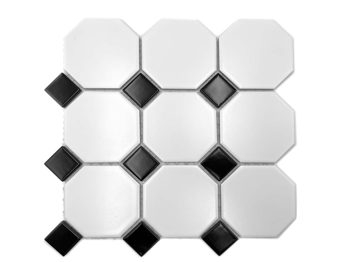 Mosaik Vit Täby - 005 | 0,09 m²/ark