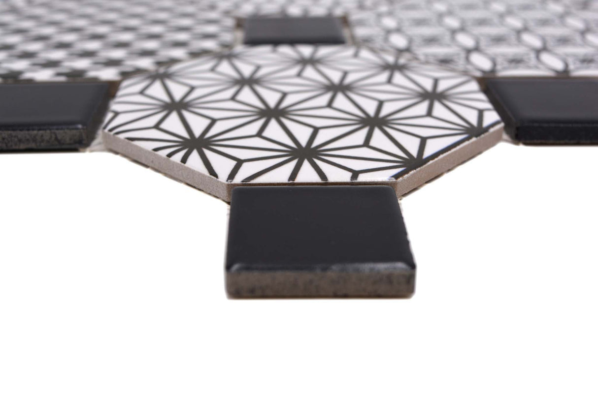 Mosaik Vit Täby - 009 | 0,09 m²/ark