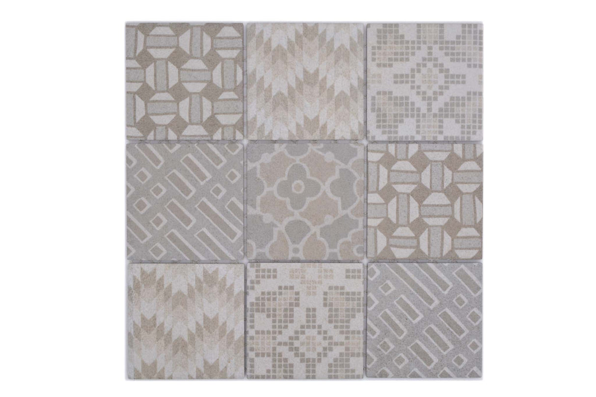 Mosaik Flerfärgad Falkenberg - 022 | 0,089 m²/ark