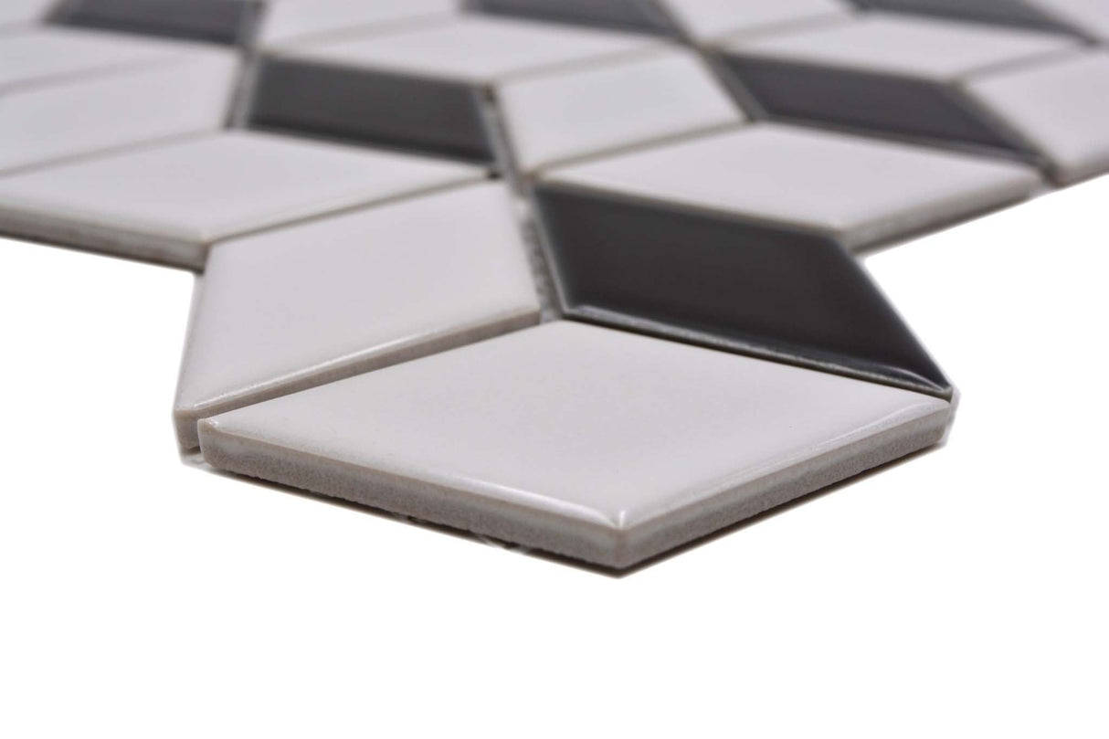 Mosaik Vit Östersund - 007 | 0,081 m²/ark