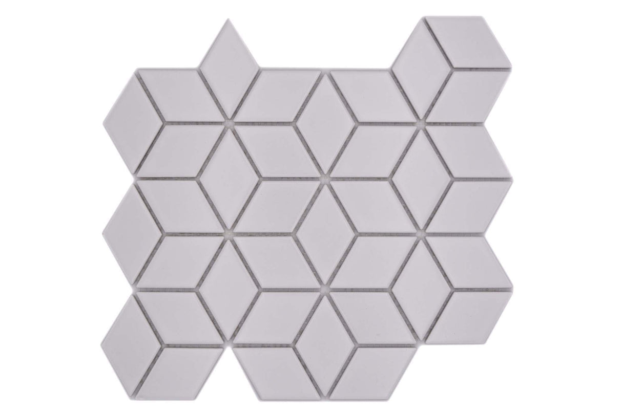 Mosaik Vit Östersund - 010 | 0,081 m²/ark