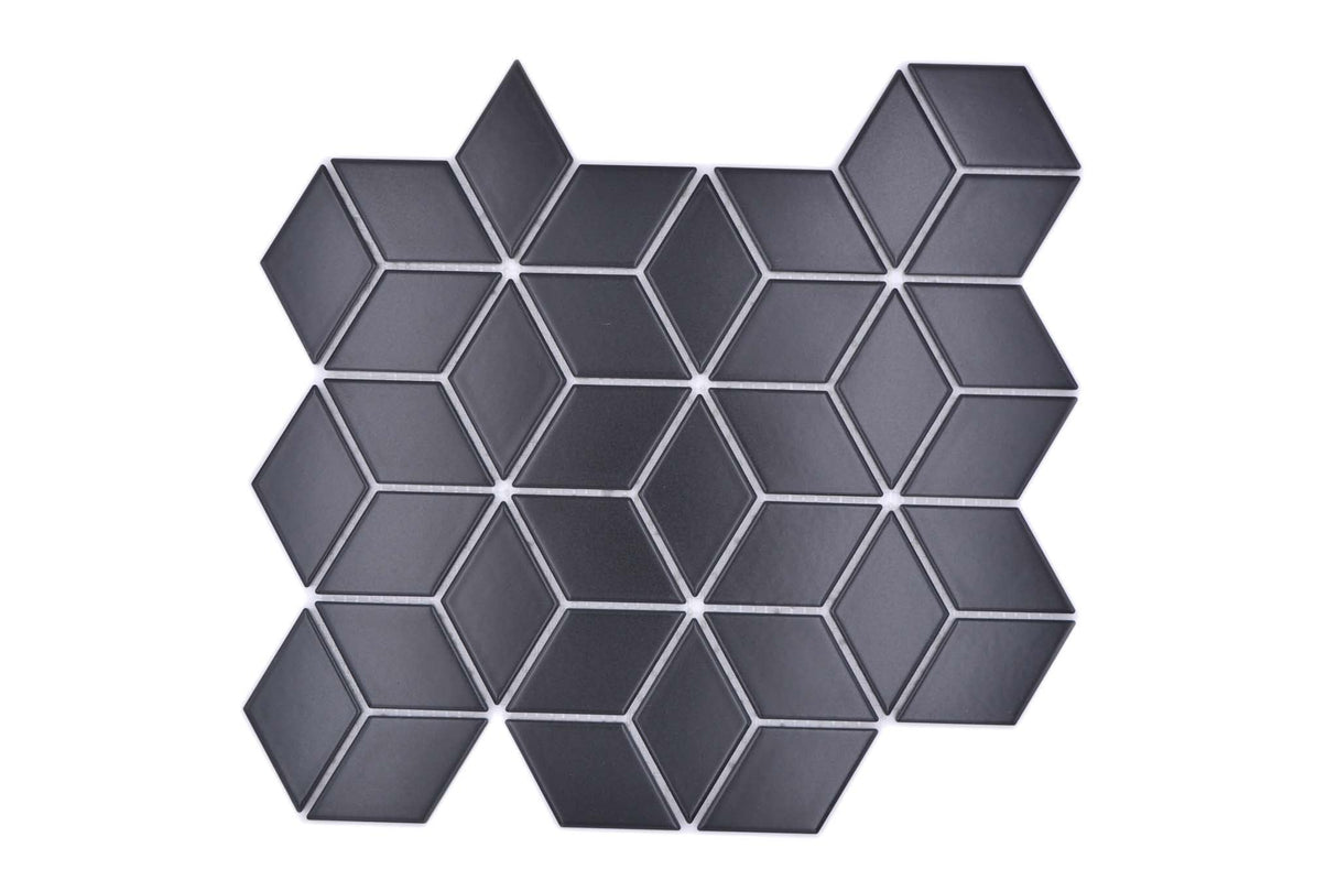 Mosaik Svart Östersund - 011 | 0,081 m²/ark