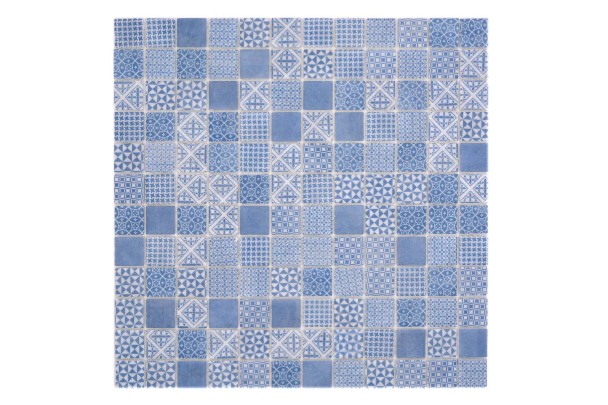 Mosaik Blå Trelleborg - 001 | 0,099 m²/ark