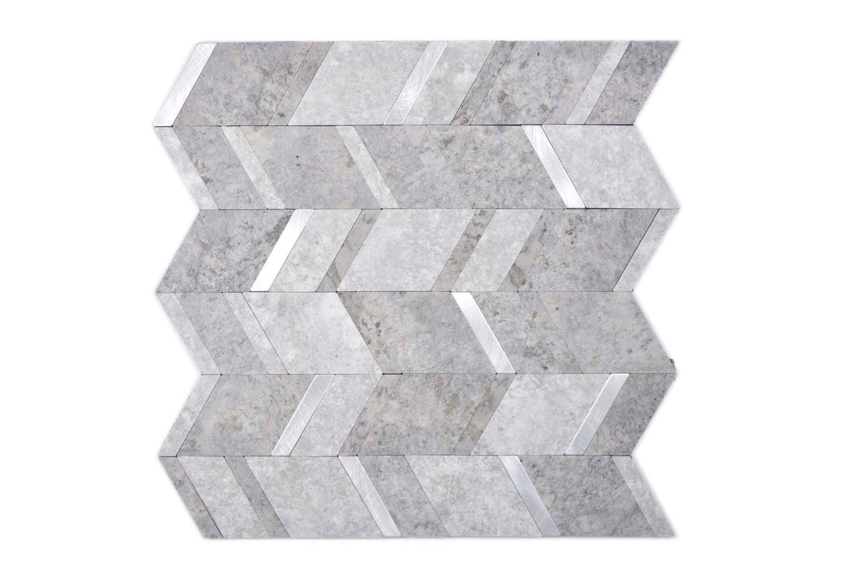 Självhäftande mosaik Grå Mjölby - 001 | 0,081 m²/ark