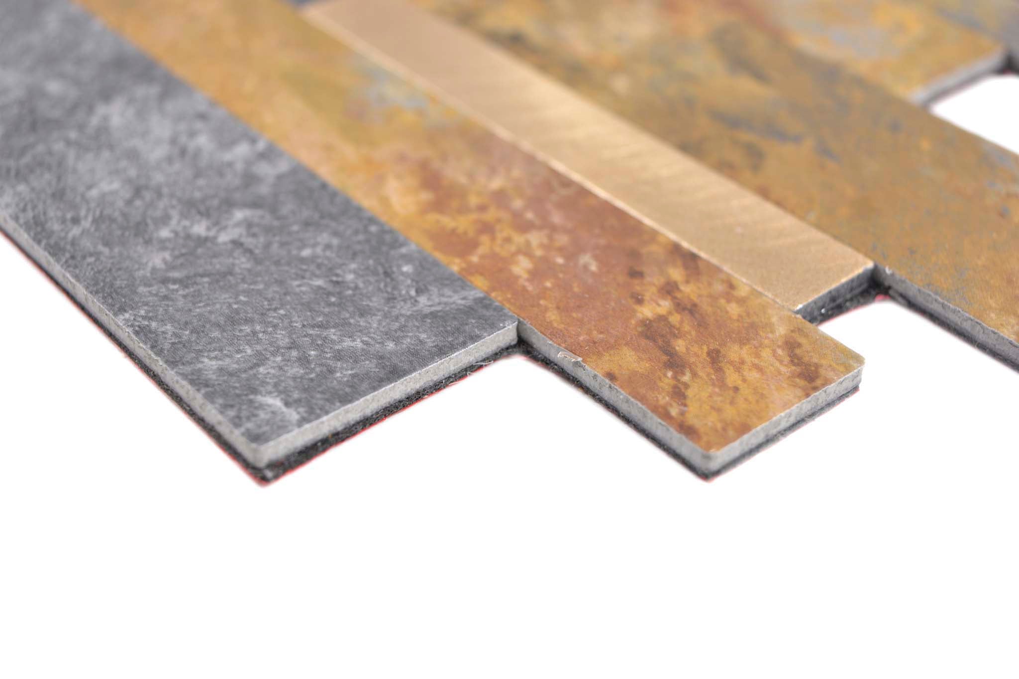 Självhäftande mosaik Flerfärgad Mjölby - 007 | 0,09 m²/ark