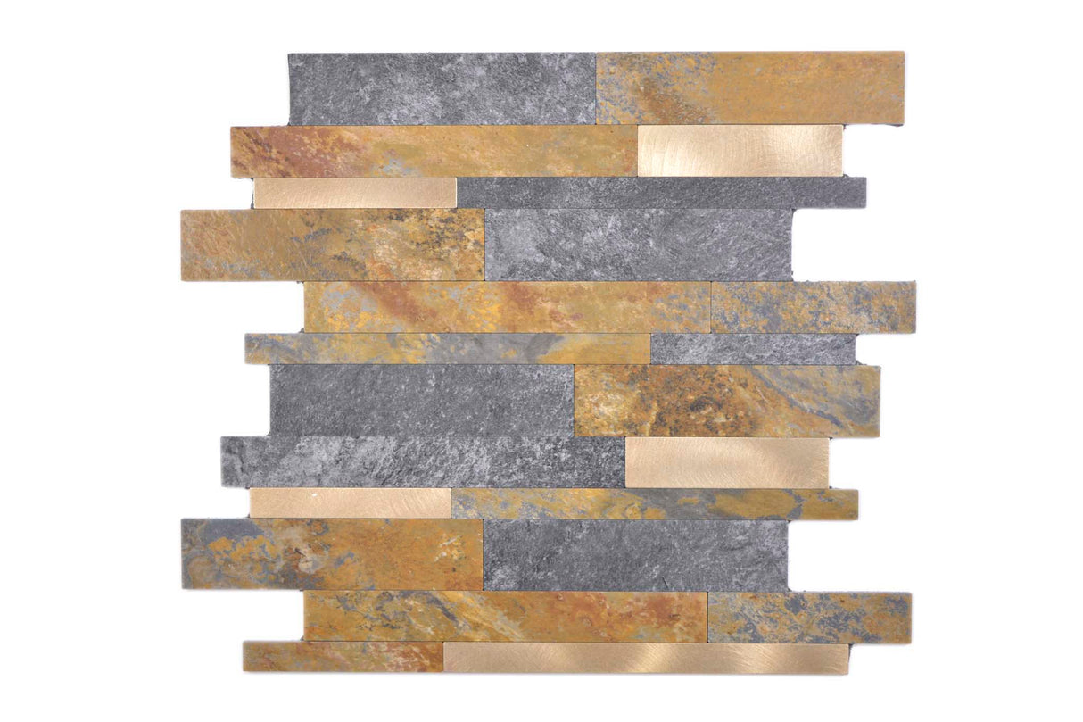 Självhäftande mosaik Flerfärgad Mjölby - 007 | 0,09 m²/ark