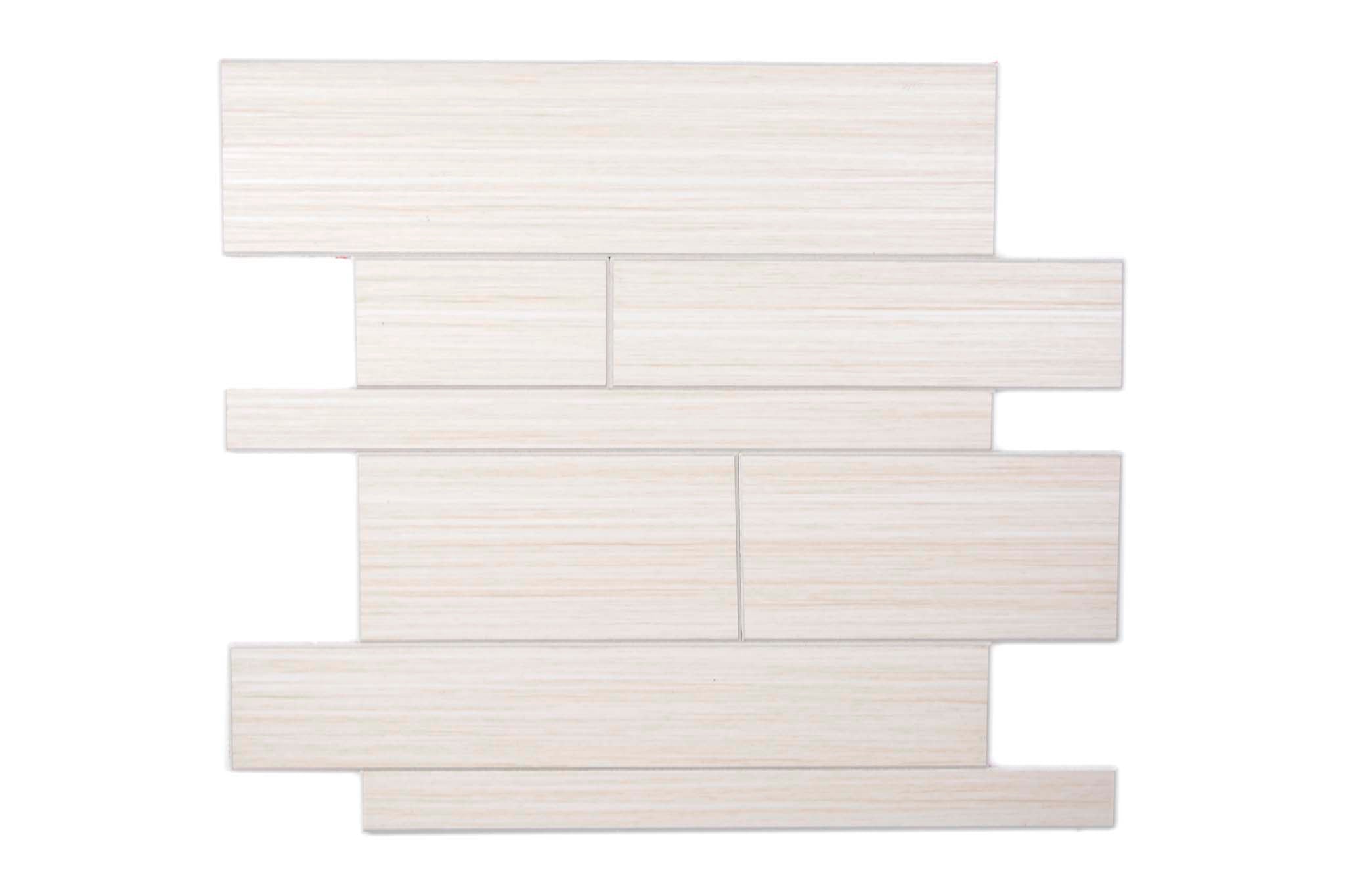 Självhäftande mosaik Vit Nynäshamn - 008 | 0,09 m²/ark