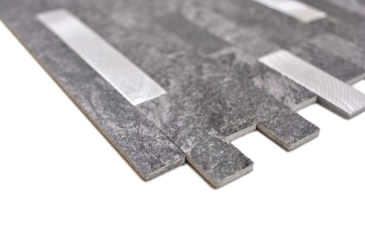 Självhäftande mosaik Svart Mjölby - 008 | 0,087 m²/ark